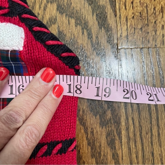 Designer Originals Studio Christmas Holiday Sweater Vest Size PM - Picture 5 of 7